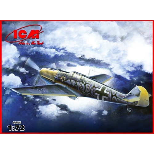 ICM Models 1/72 WWII German Messerschmitt Bf109E7/B Fighter/Bomber ICM72135 