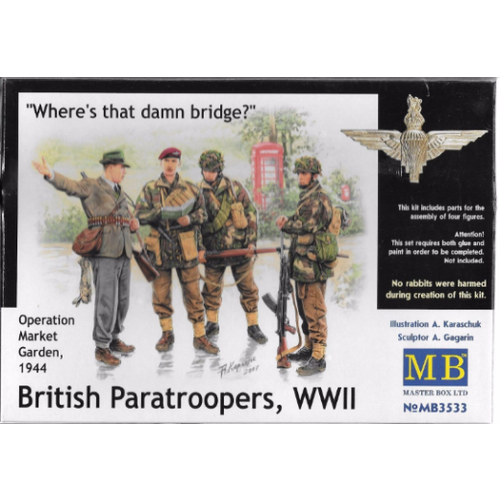 Masterbox 3533 British Paratroops 1 1:35 Plastic Kit 