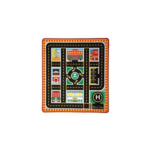 melissa and doug round the city rescue rug