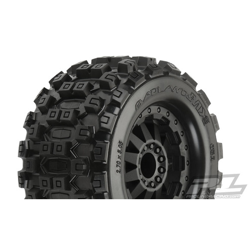 Pro-Line Badlands MX28 2.8インチタイヤセット Amazon.com: Pro-Line Racing Badlands MX28 2.8 MTD Raid Black