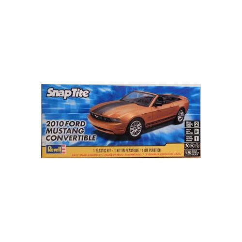 Neu 2010 Ford Mustang Convertible Revell 11963-1//25 SnapTite