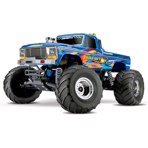 TRAXXAS 1 10 SPECIAL EDITION FLAME BIGFOOT NO.1 2WD BRUSHED